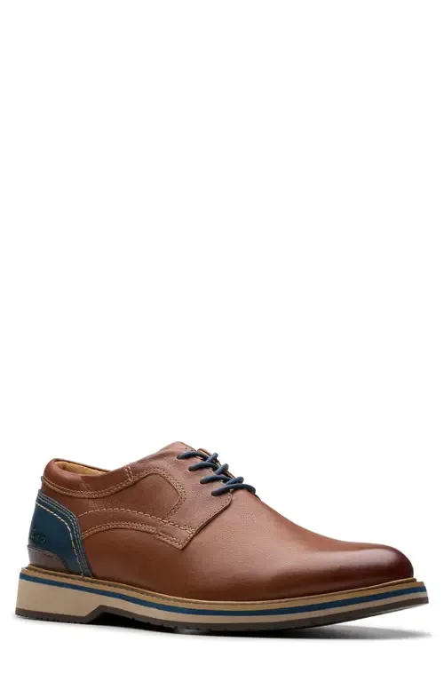 Monahan Plain Toe Oxford in Leather