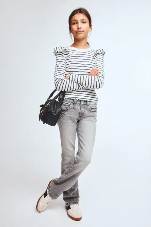 Bootcut Leg Low Jeans by H&M
