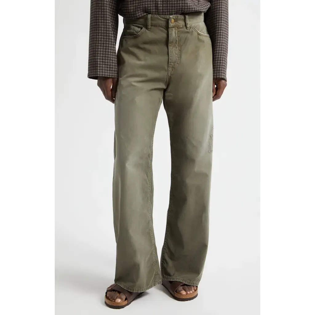Ralf Distressed Bootcut Pants by STOCKHOLM SURFBOARD CLUB
