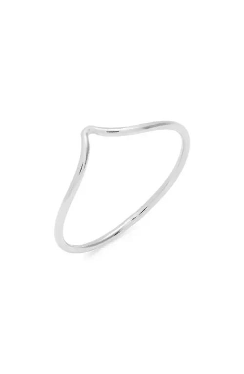 Slim Chevron Ring by Nashelle