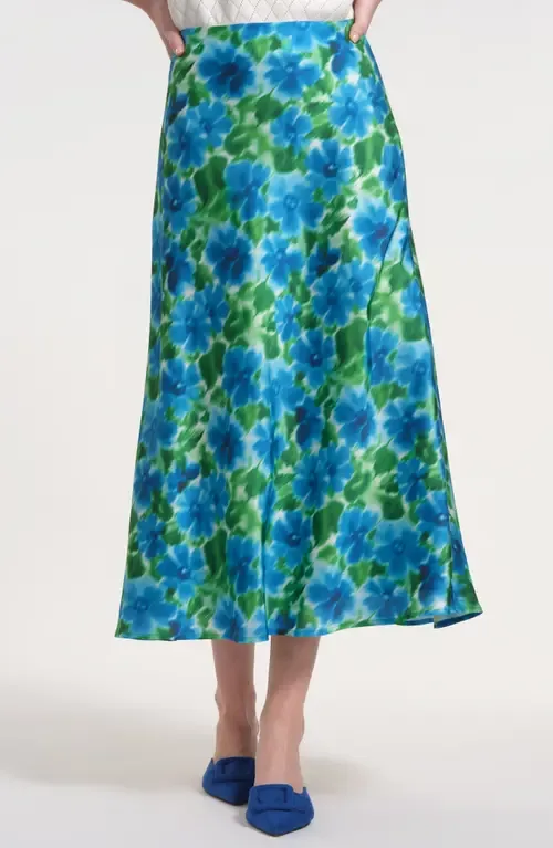 Mia Bias Cut Midi Skirt