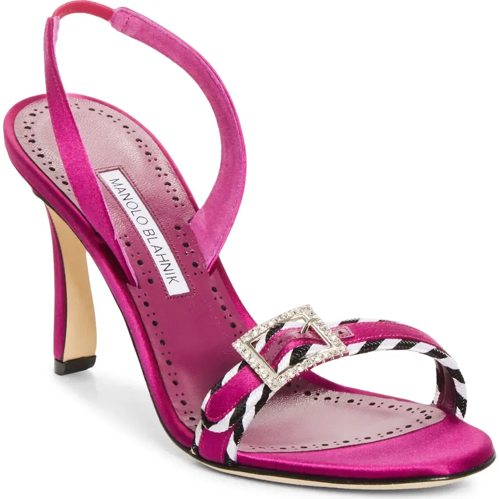Sumbasan Buckle Slingback Sandal by Manolo Blahnik