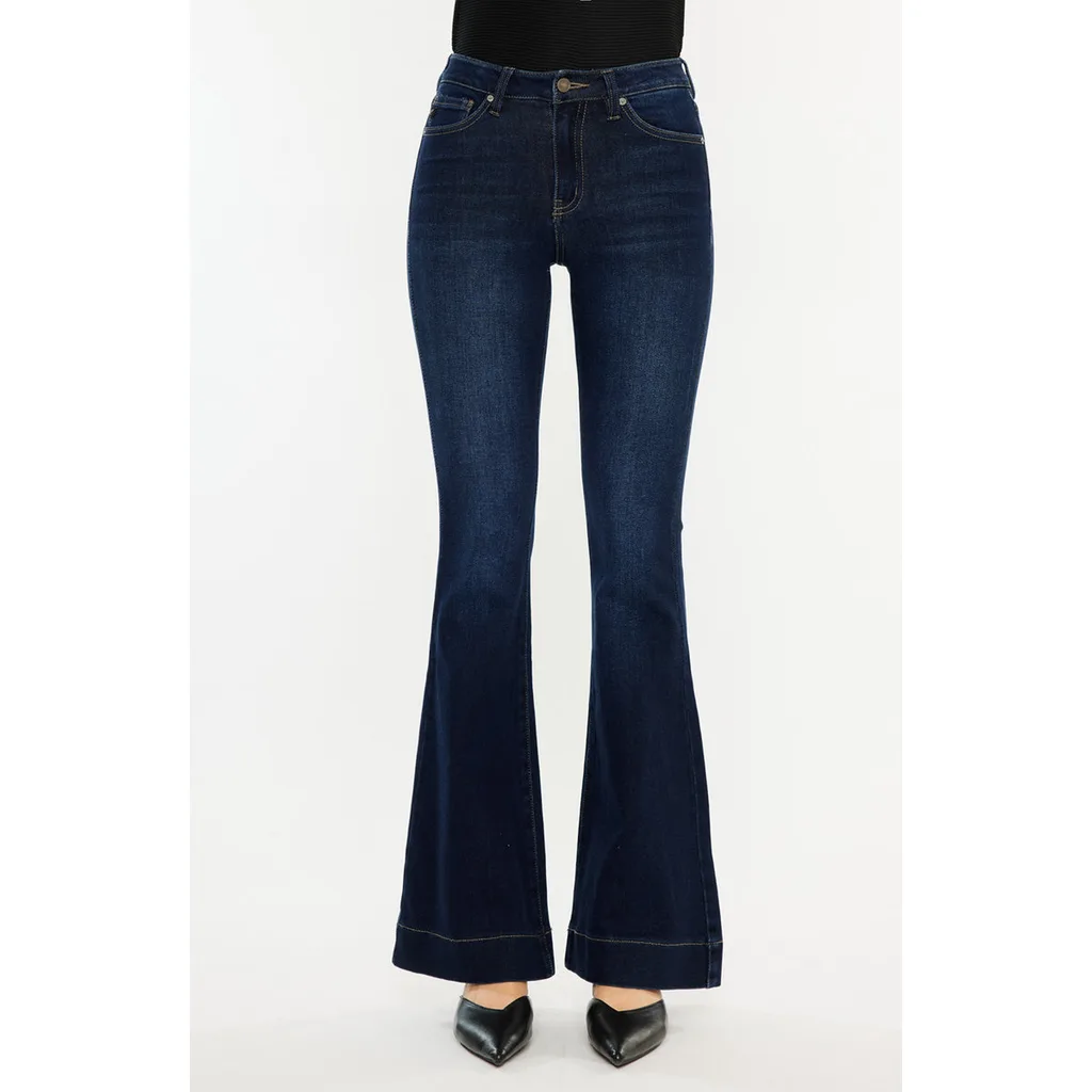 Roxanne High Rise Flare Jeans by KanCan