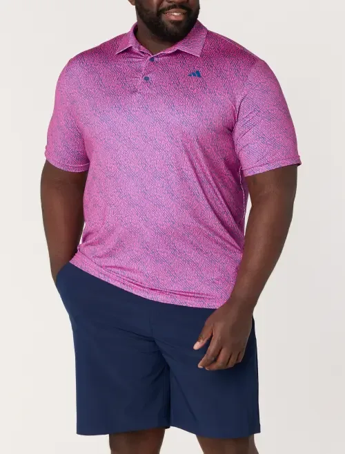 Ultimate 365 Feather Print Polo Shirt by adidas