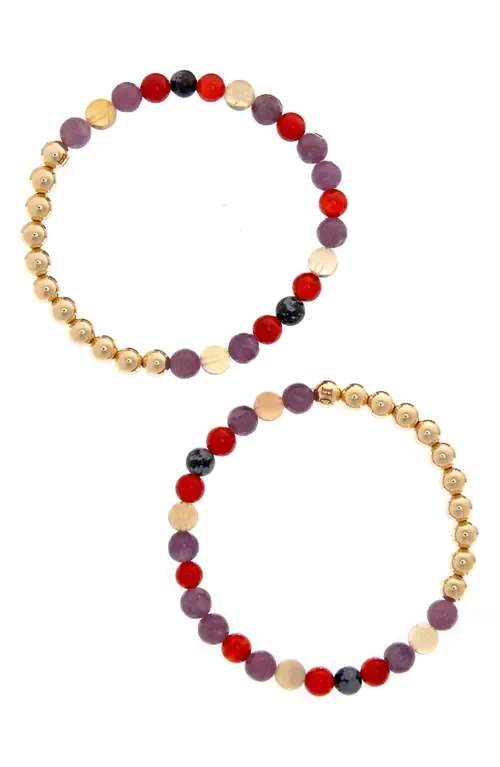 N62 Smooth Digestion Set of 2 Healer's Bracelets by The Healer's Collection