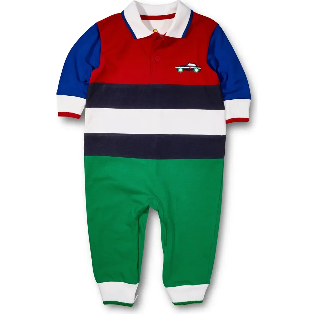 Jersey Knit Longall with Race Car by Florence Eiseman