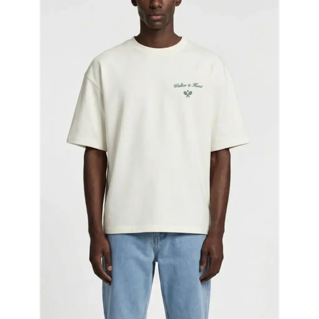 Saint-Tropez Tennis Club Oversized Tee by Walker & Hunt