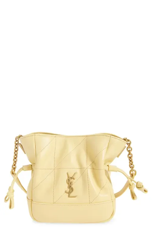 Mini Jamie Leather Shoulder Bag by Saint Laurent