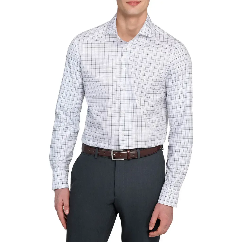 Slim Fit Plaid Reworked Dress Shirt by W.R.K