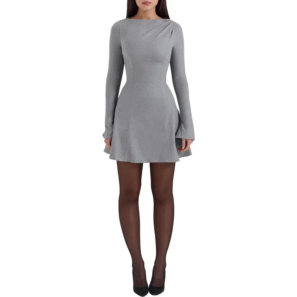 Angelique Long Sleeve Minidress by HOUSE OF CB