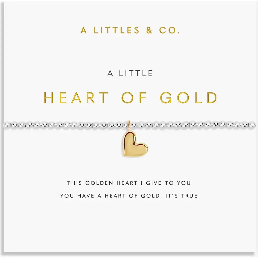 Heart of Gold Bracelet by A Littles & Co
