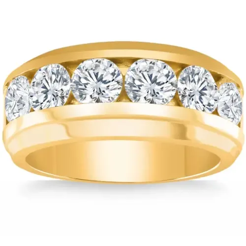4Ct Diamond Ring in 10k Gold Lab Grown by Bliss Diamond