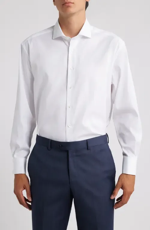 Cover Modern Fit Non-Iron French Cuff Cotton Dress Shirt by Eterna