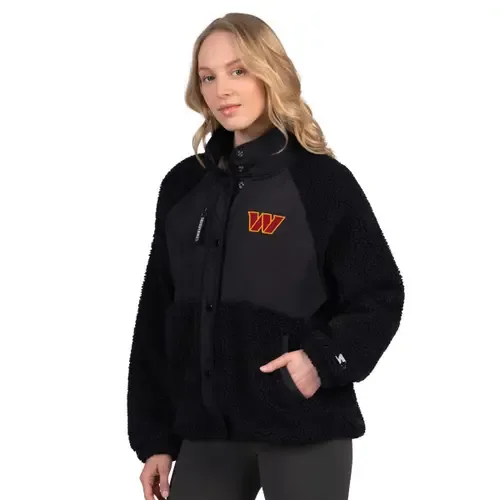 Starter Black Washington Commanders on the Ball Sherpa Jacket by STARTER