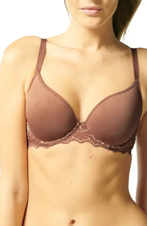 Caresse Underwire Plunge Bra by Simone Perele