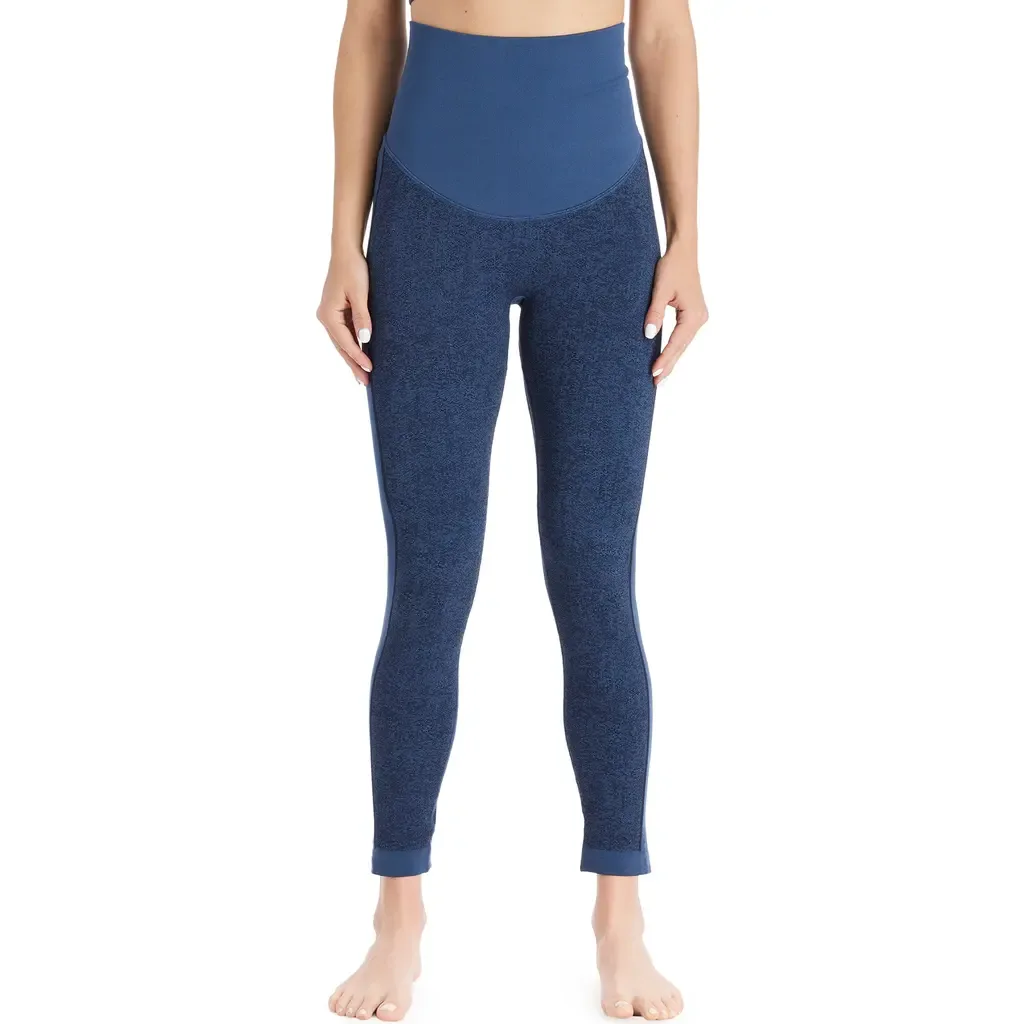 Ella Activewear Seamless Maternity Leggings in Jacquard by Modern Eternity Maternity