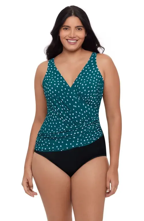 Addison Surplice One-Piece Control Swimsuit by Trimshaper