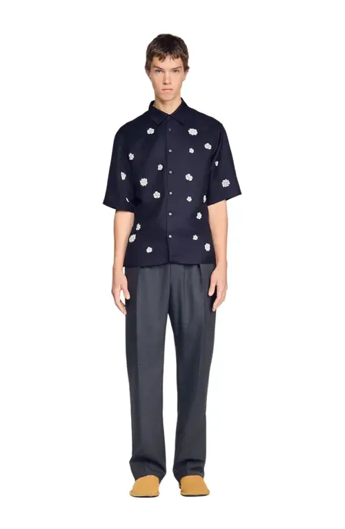 Loose-Fit Floral Shirt by SANDRO