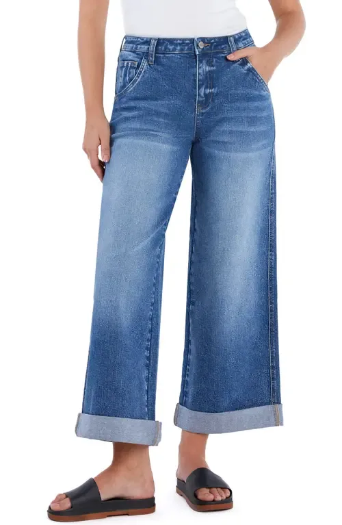 High Waist Wide Leg Jeans by HINT OF BLU