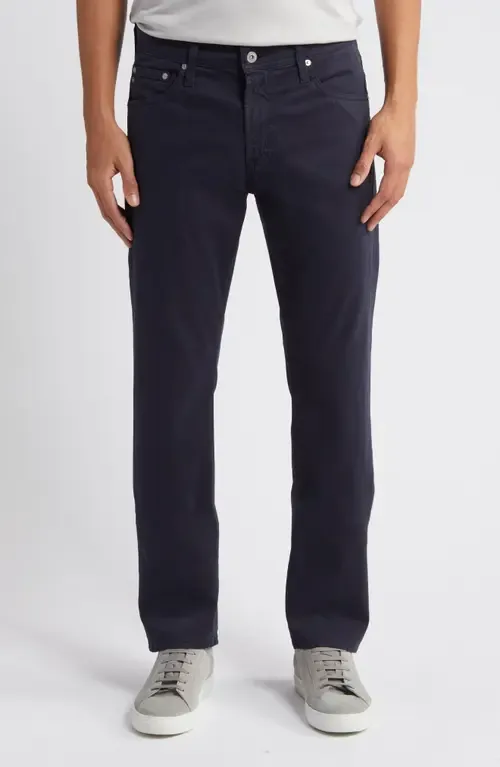 Everett Stretch Sateen Slim Straight Pants
