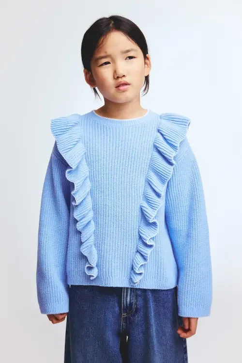 Frill-Trimmed Jumper by H&M