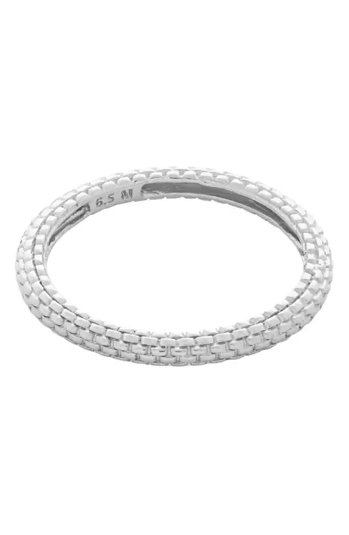 Heirloom Stacking Ring in Sterling Silver by Monica Vinader