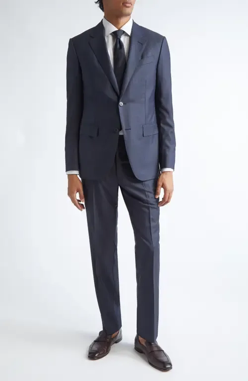 Regular Fit Pinstripe 15milmil15 Wool Suit by ZEGNA