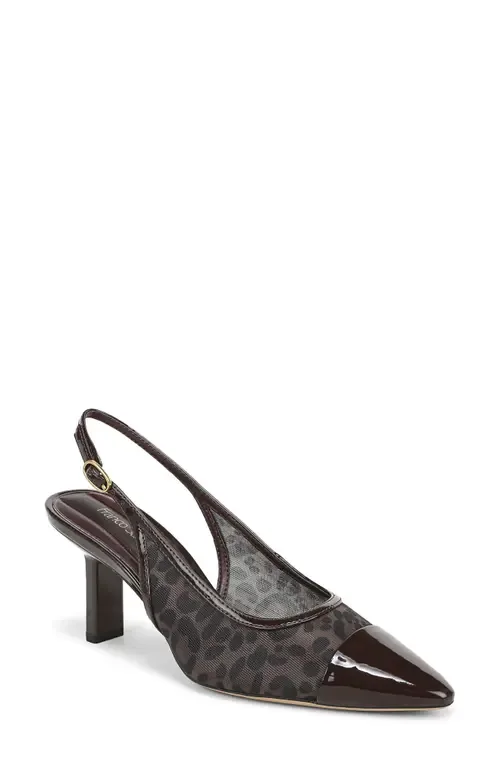 Jurina Cap Toe Slingback Pump by Franco Sarto