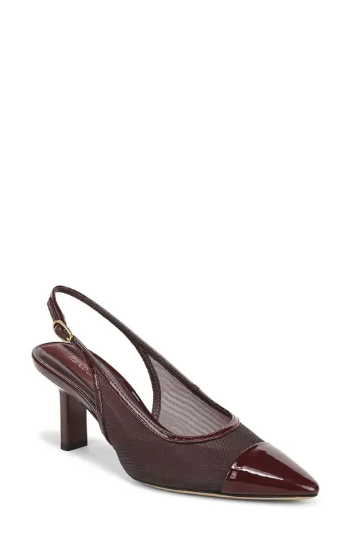 Jurina Cap Toe Slingback Pump