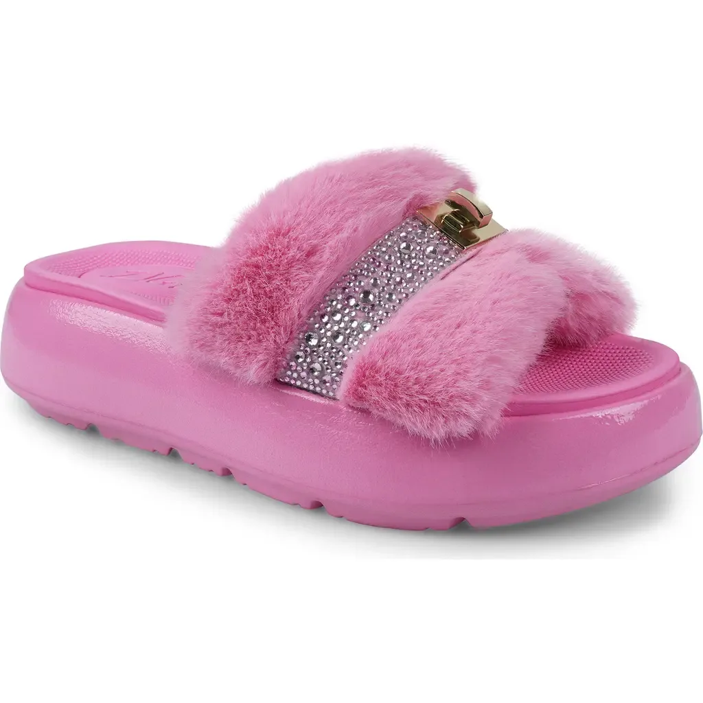 Finley Faux Fur Platform Sandal by ZIGI