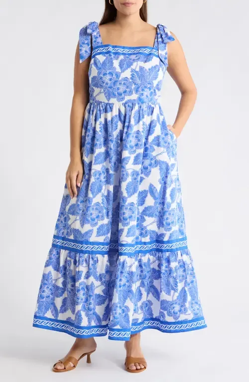 Rency Floral Smocked Maxi Dress