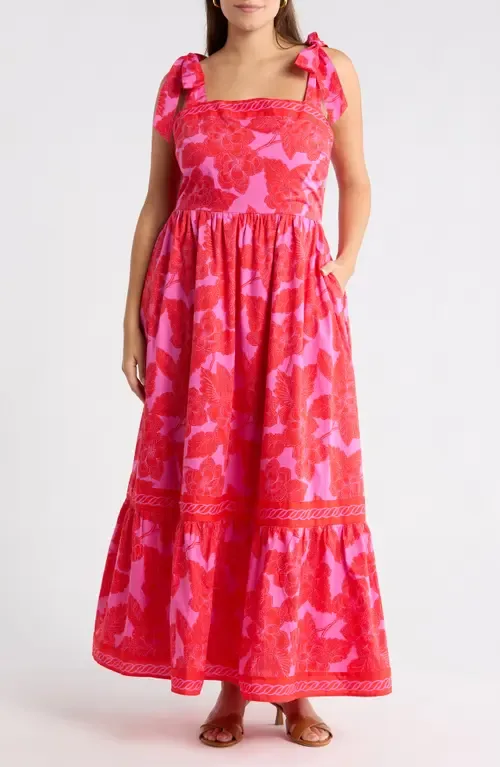 Rency Floral Smocked Maxi Dress