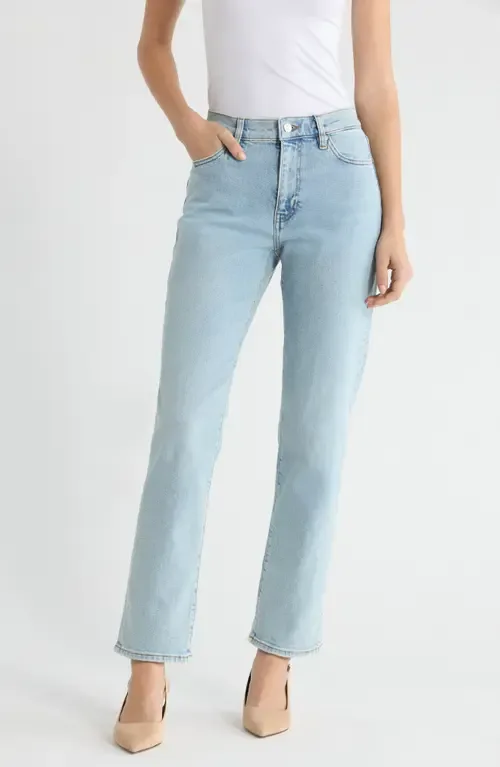 The Borrowed Mid Rise Boyfriend Jeans by FRAME