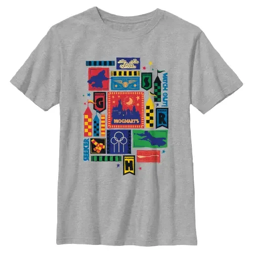 Quidditch Collage Graphic Short Sleeve T-Shirt by HARRY POTTER