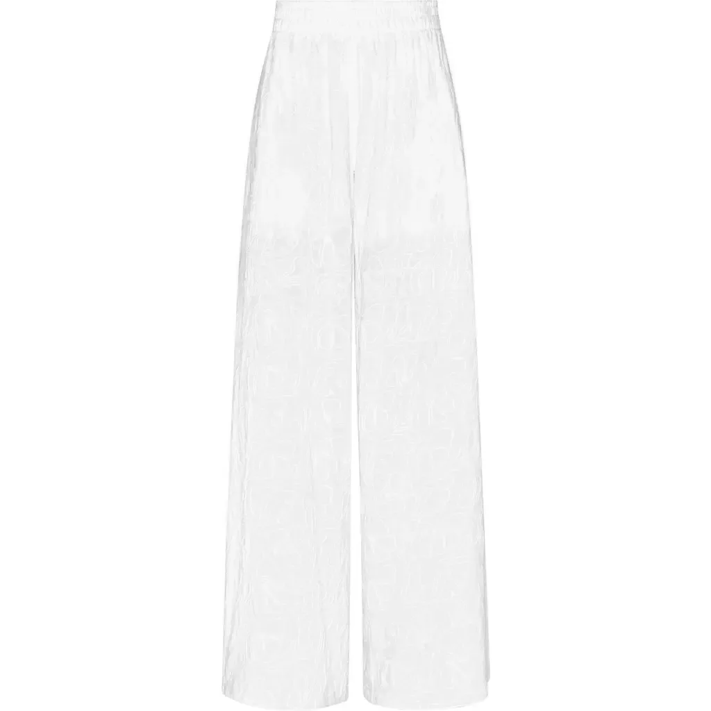 Viscose Elastic Waist Pants Seashells by Vilebrequin