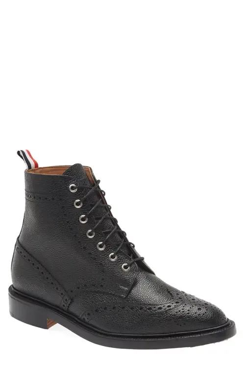 Classic Wingtip Lace-Up Boot by Thom Browne