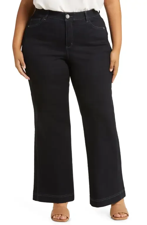 Gracie Skyrise Double Side Seam Wide Leg Jeans by Wit & Wisdom