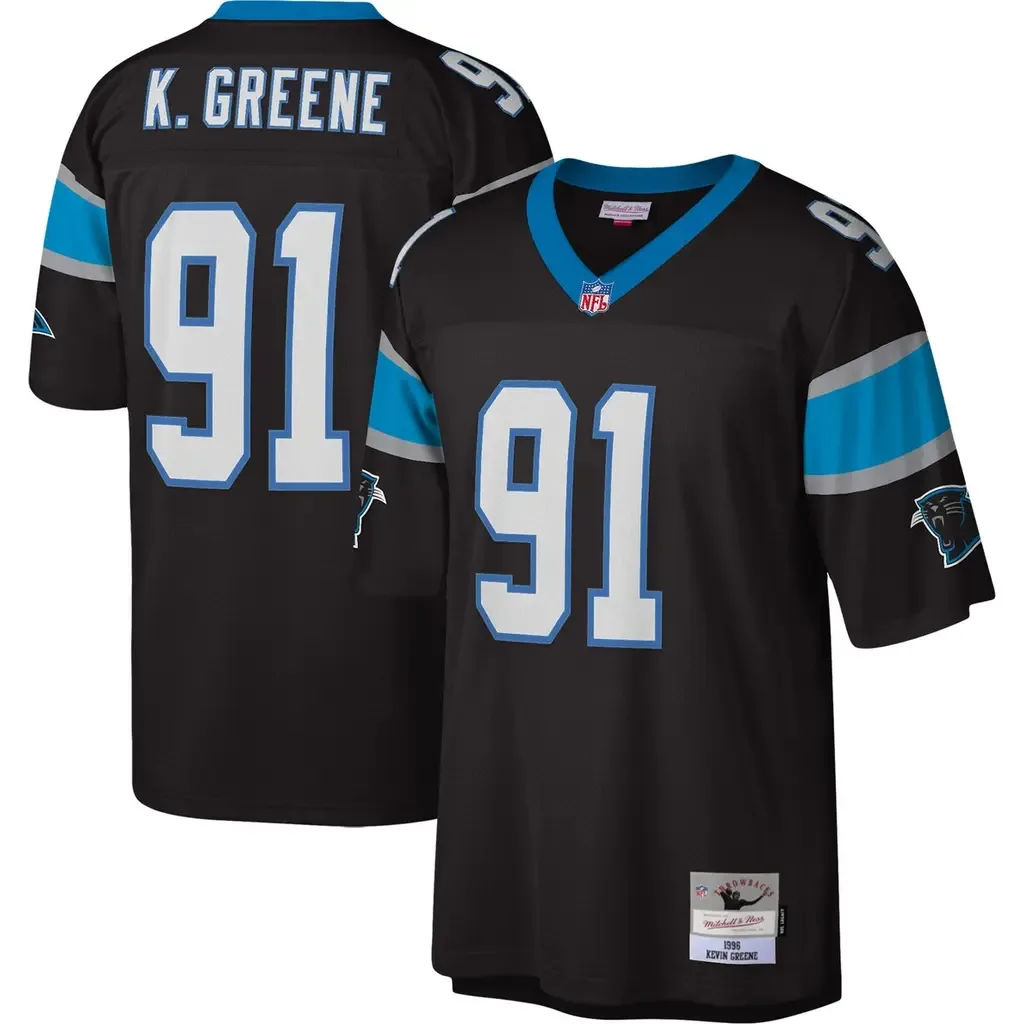 Mitchell & Ness Kevin Greene Carolina Panthers Legacy Replica Jersey by Mitchell & Ness