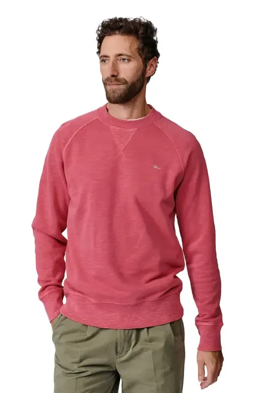 Garsdale Slub Crew Neck Sweatshirt by Aubin