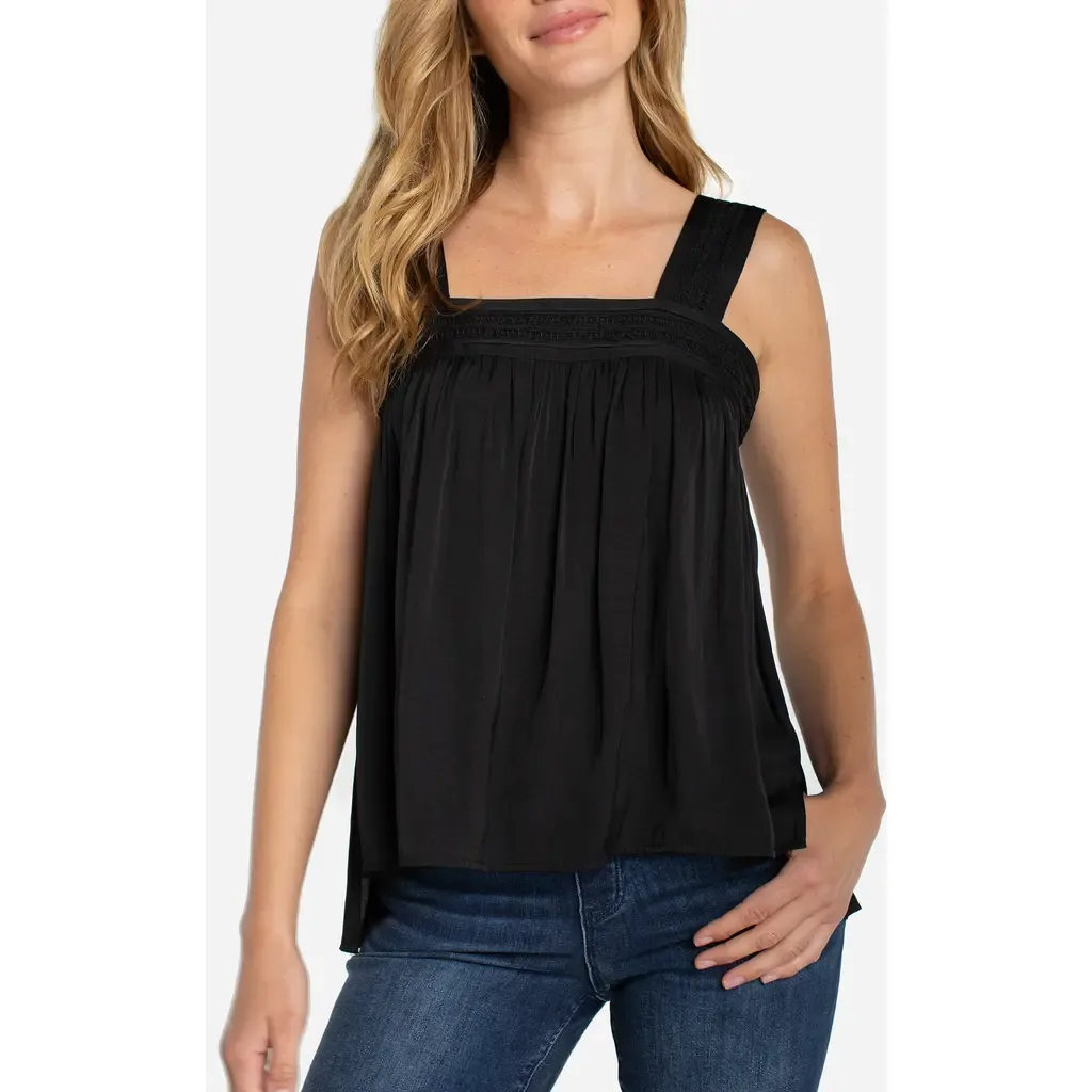 Stitch Square Neck Tank by Liverpool Los Angeles