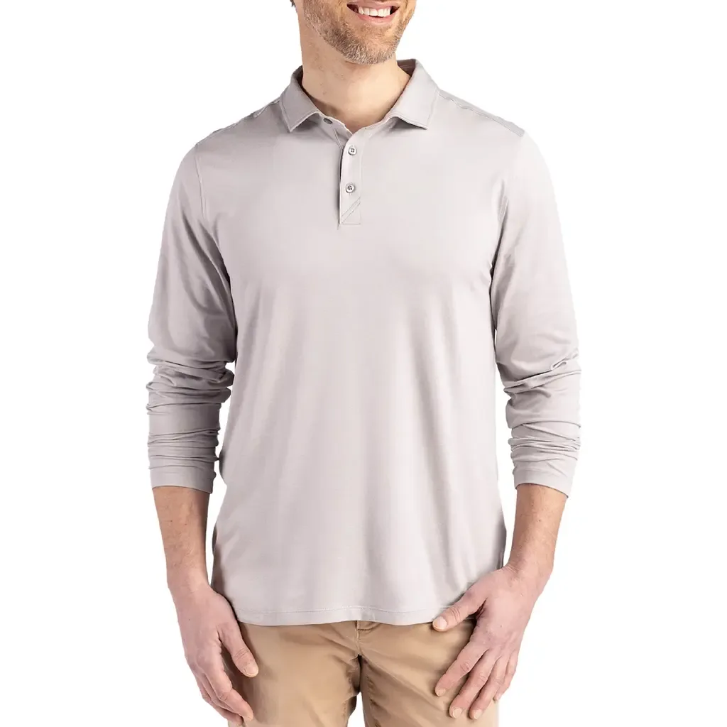 Coastline Epic Comfort Long Sleeve Polo by Cutter & Buck
