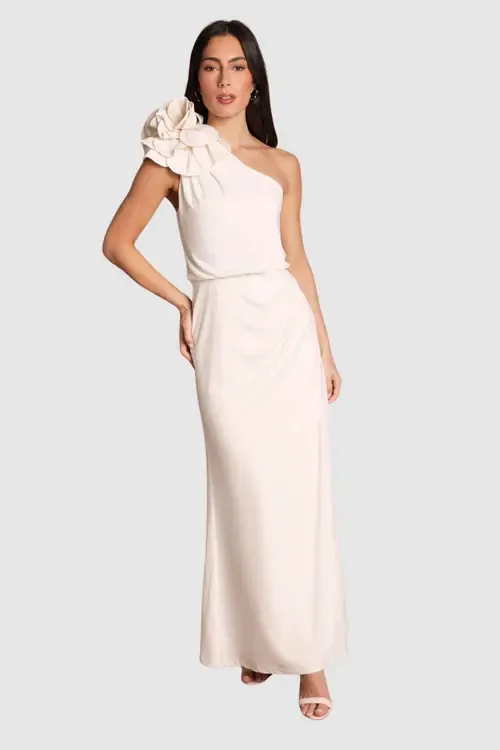 One Shoulder Jersey Maxi Dress by Coast