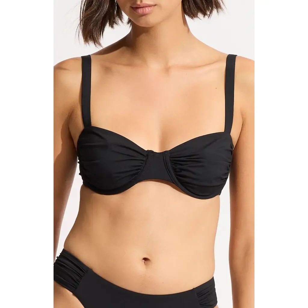 Ruched Underwire Bikini Top by Seafolly