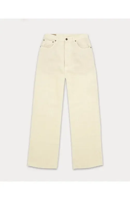 Jaron Wide Leg Linen Trousers by Fortela