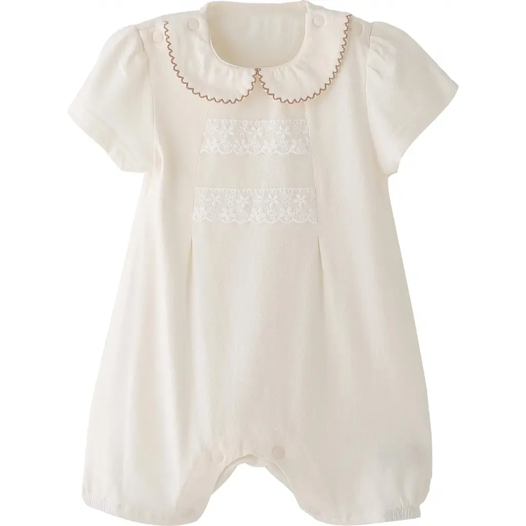 Lace Collar Romper by Banblu