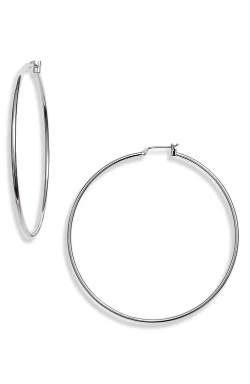 Classic Metal Hoop Earrings by Nordstrom