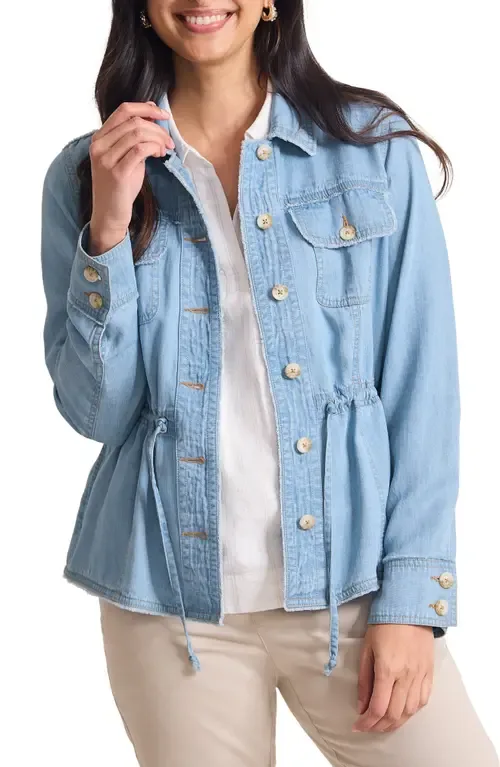 Chambray Utility Jacket by Tommy Bahama