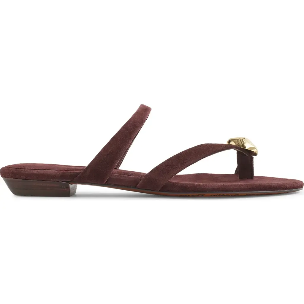 The Mila Hardware Toe Loop Slide Sandal by Madewell