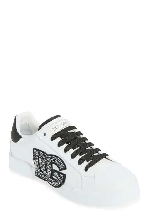 Portofino Embellished DG Sneaker by Dolce&Gabbana