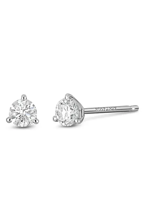 Round Cut Diamond Stud Earrings - 2.50ct.-4ct by Bony Levy